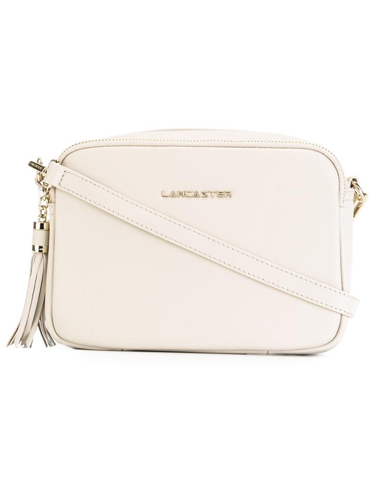Lancaster Zip Fastening Shoulder Bag - Nude & Neutrals