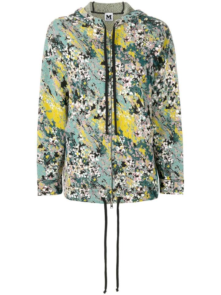 M Missoni Hooded Zipped Cardi-coat - Multicolour