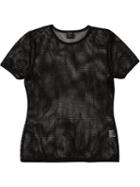 Jean Paul Gaultier Vintage Mesh T-shirt, Men's, Size: M, Black