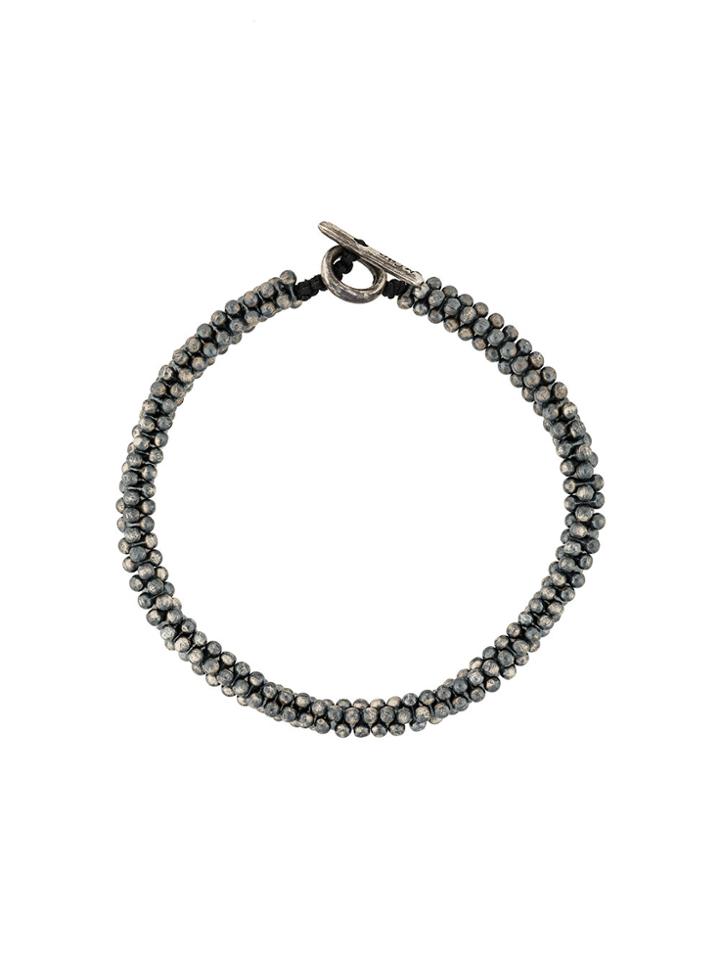 M. Cohen Beaded Wrap Bracelet - Metallic