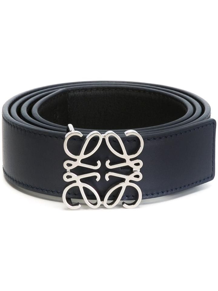Loewe Anagram Buckle Belt - Blue