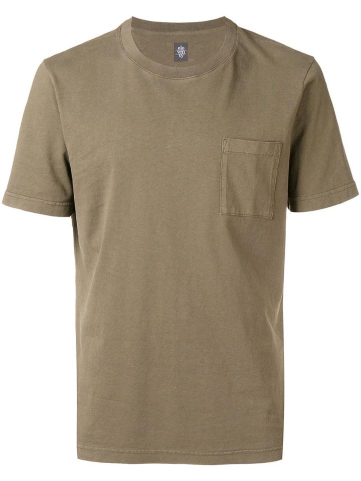 Eleventy Chest Pocket T-shirt - Green