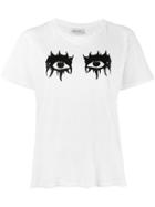 Beau Souci T-shirt With Eye Motif Print - White