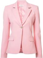 Altuzarra One Button Blazer, Women's, Size: 36, Pink/purple, Polyester/viscose/spandex/elastane/acetate