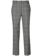 Ermanno Scervino - Plaid Print Trousers - Women - Spandex/elastane/cupro/virgin Wool - 46, Grey, Spandex/elastane/cupro/virgin Wool