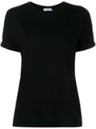 Frame Denim Classic T-shirt, Women's, Size: Small, Black, Cotton