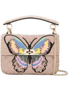 Valentino Valentino Garavani Rocktud Spike Butterfly Shoulder Bag -