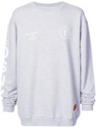 Heron Preston - Printed Sweatshirt - Men - Cotton - Xs, Grey, Cotton