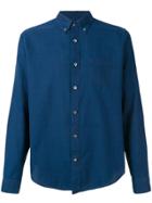 Closed Button Down Shirt - Blue