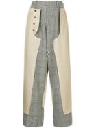 Kolor Panelled Trousers - Brown