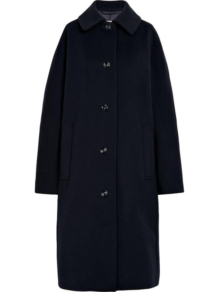 Mackintosh Black Wool & Cashmere Coat