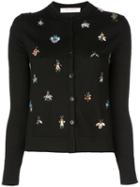 Carolina Herrera Slim-fit Knitted Cardigan - Black