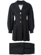 Christian Dior Vintage Flared Trouser Suit - Grey