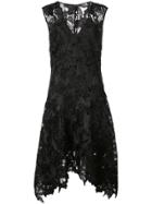 Josie Natori Lace Swing Dress - Black