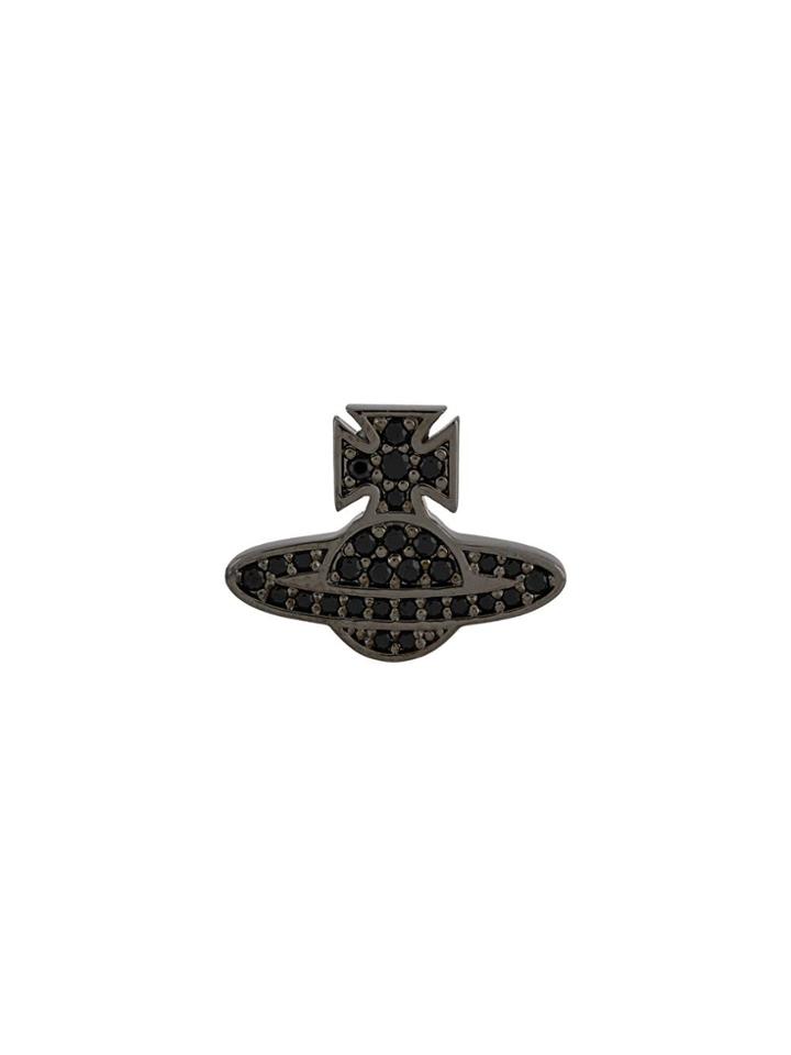 Vivienne Westwood Orb Single Earring - Black