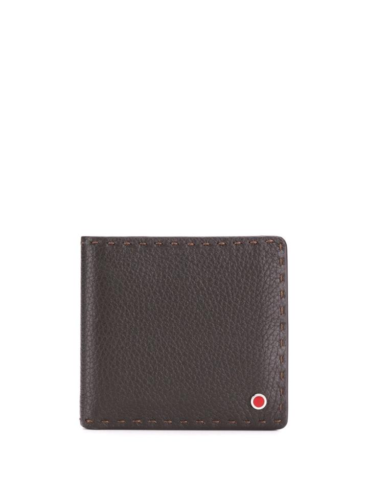Kiton Classic Bi-fold Wallet - Brown