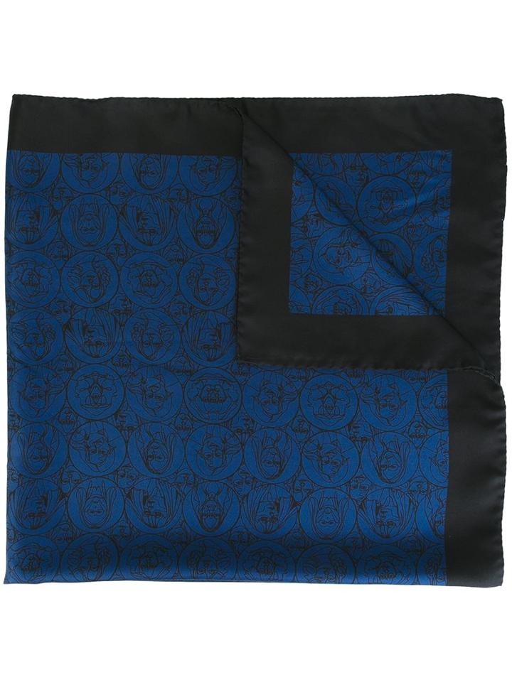 Sonia Rykiel Silk Scarf, Women's, Blue, Silk