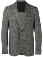 Boss Hugo Boss Checked Blazer Jacket - Grey
