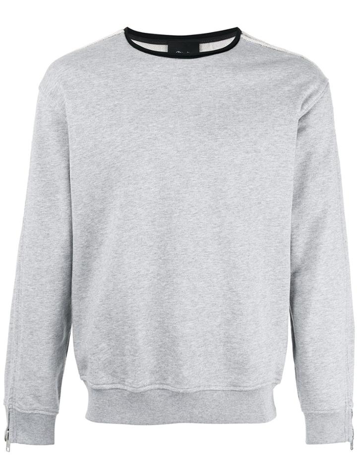 3.1 Phillip Lim Crew Neck Sweatshirt - Grey