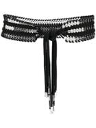 Dsquared2 Coin Embellished Belt - Black