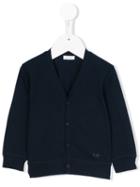 Il Gufo - V-neck Cardigan - Kids - Cotton/spandex/elastane - 18 Mth, Blue