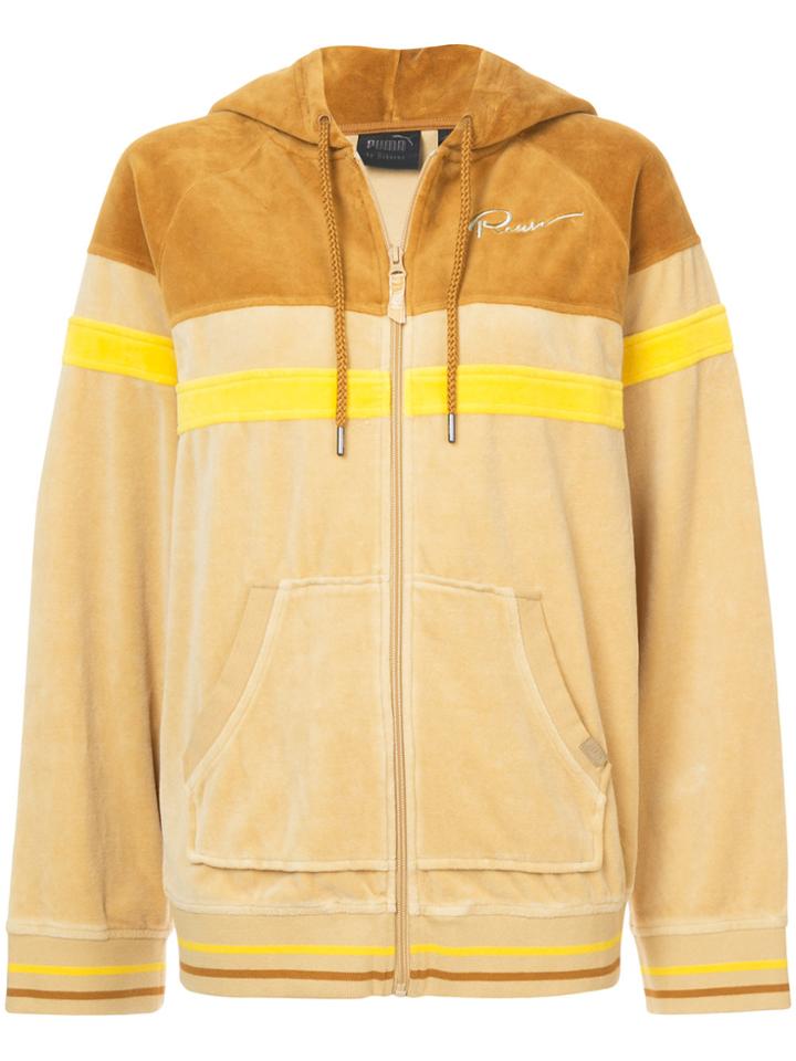 Fenty X Puma Hooded Track Jacket - Yellow & Orange