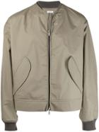 Jil Sander Oversized Bomber Jacket - Green