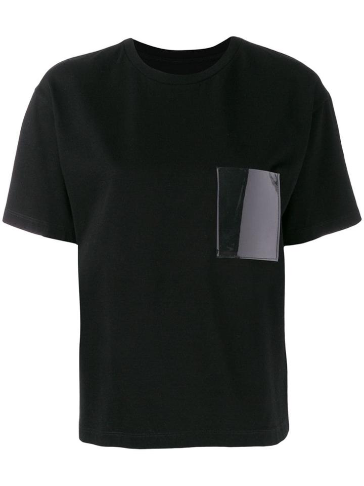 Mm6 Maison Margiela Clear Pocket T-shirt - Black