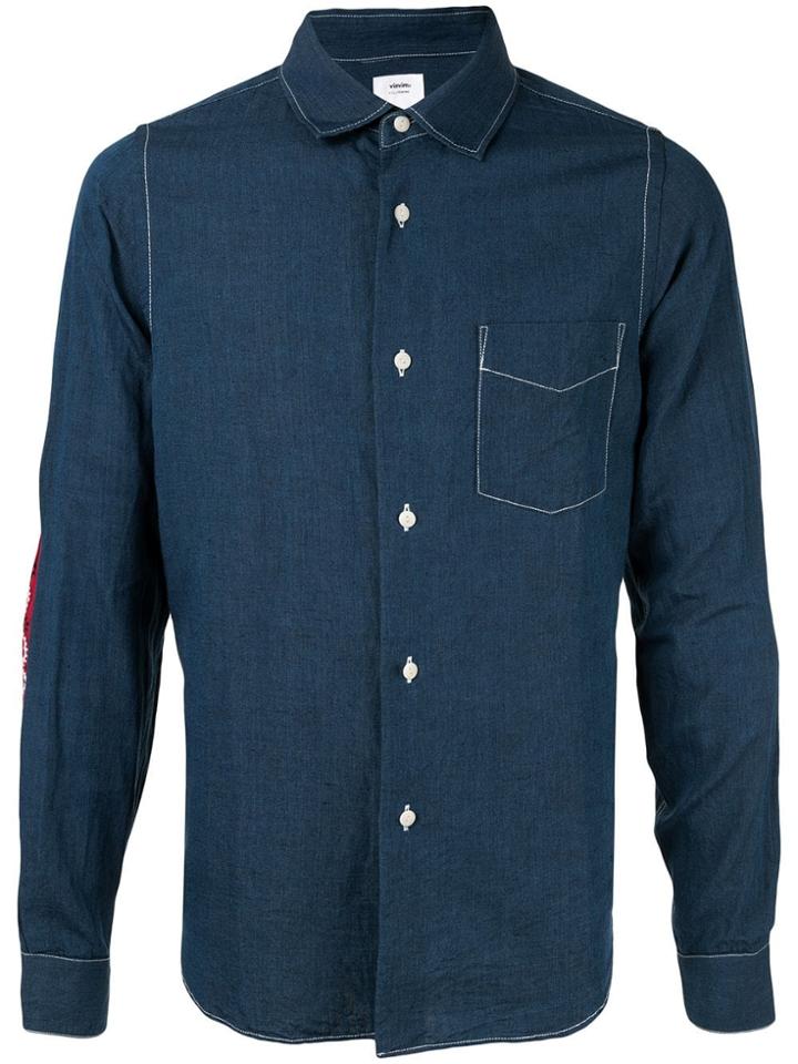 Visvim Plain Button Shirt - Blue