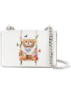 Moschino Botanical Teddy Shoulder Bag - White