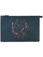 Salvatore Ferragamo Logo Print Pouch