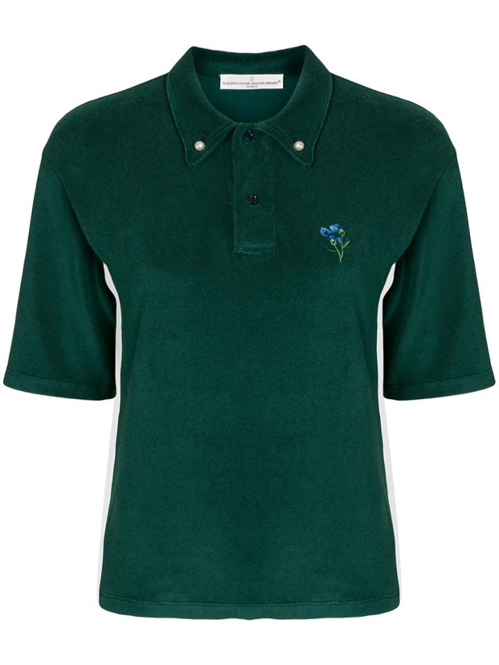Golden Goose Deluxe Brand Short-sleeve Polo Shirt - Green
