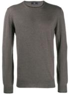 Fay Round Neck Sweater - Grey