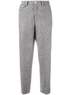 Education From Young Machines Zigzag Pattern Straight Leg Trousers -