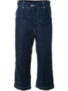 Julien David Cropped Jeans, Women's, Size: M, Blue, Cotton