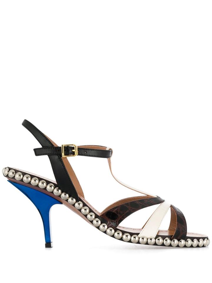 Marni Studded Sandals - Brown