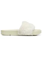 Baja East Faux Fur Sliders