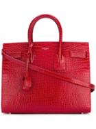 Saint Laurent - Small 'sac De Jour' Tote - Women - Calf Leather - One Size, Red, Calf Leather