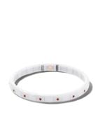 Roberto Demeglio 18kt Rose Gold Pura Ceramic And Ruby Bracelet - White