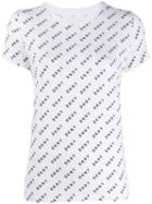 Dkny Logo Print T-shirt - White