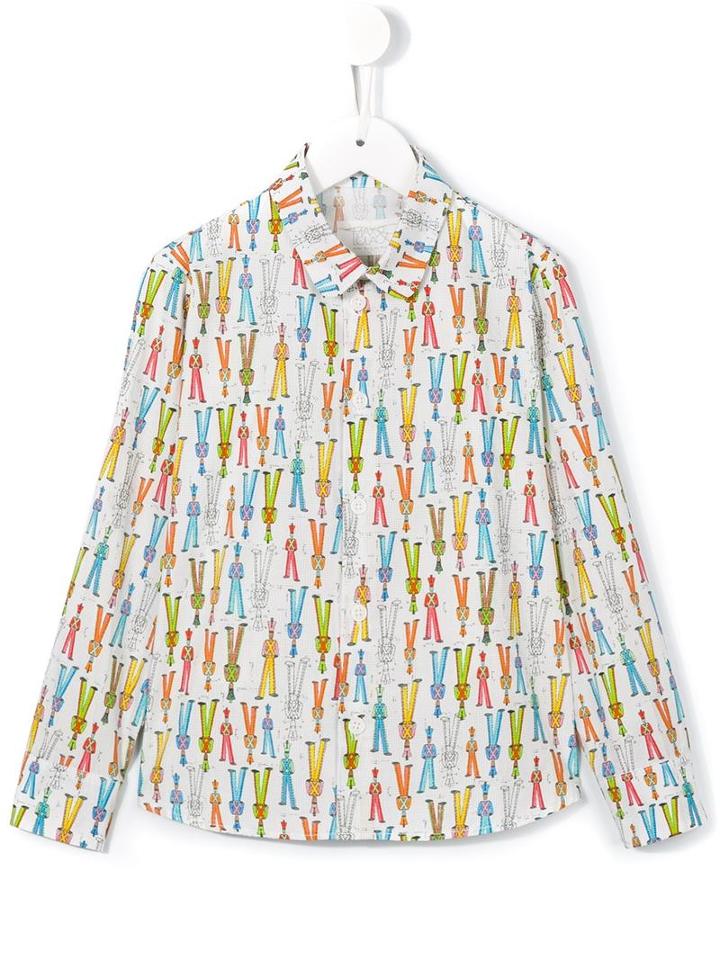 Max & Lola 'chemli' Shirt, Boy's, Size: 6 Yrs, White