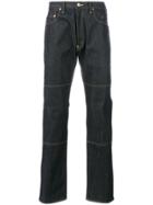 Junya Watanabe Comme Des Garçons Man Stitch Detail Jeans - Blue