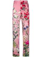 F.r.s For Restless Sleepers Printed Wide Leg Trousers - Pink & Purple