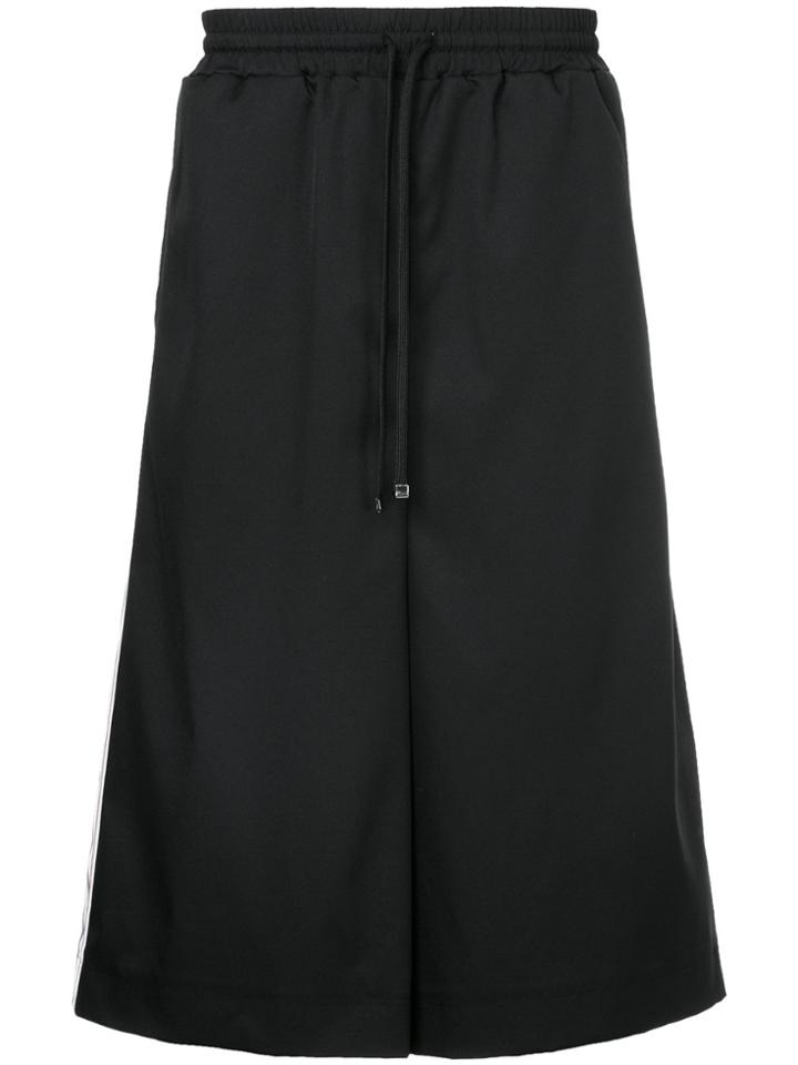 Maison Mihara Yasuhiro Stripe Detail Skirt-trousers - Black