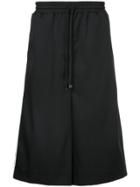 Maison Mihara Yasuhiro Stripe Detail Skirt-trousers - Black