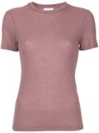 Nanushka Round Neck T-shirt - Pink & Purple