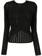Theory Ribbed Sweater - Black