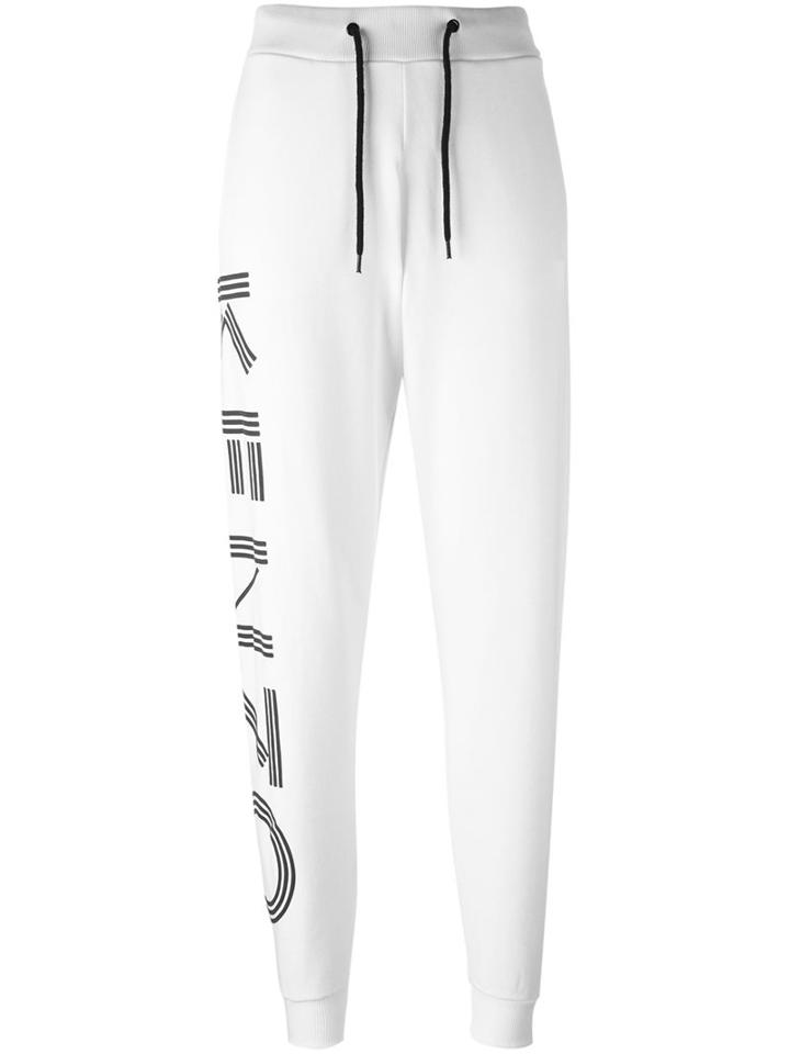 Kenzo Kenzo Paris Track Pants, Women's, Size: Medium, White, Cotton