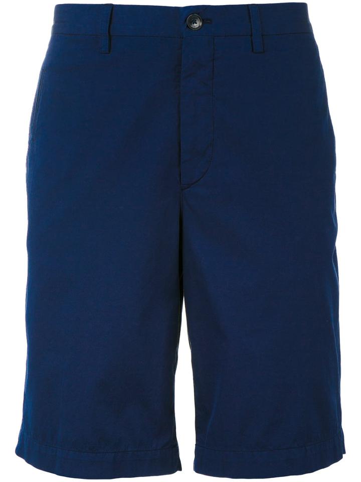 Ermenegildo Zegna - Chino Shorts - Men - Cotton - 54, Blue, Cotton