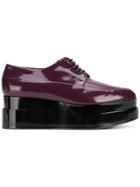 Clergerie Lucie Platform Lace-up Shoe - Pink & Purple